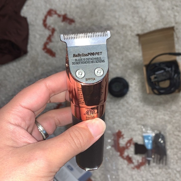 NWT- BaBylissPRO Pet- BPP89RM- Rose Gold Metal Professional Trimmer - Picture 13 of 16